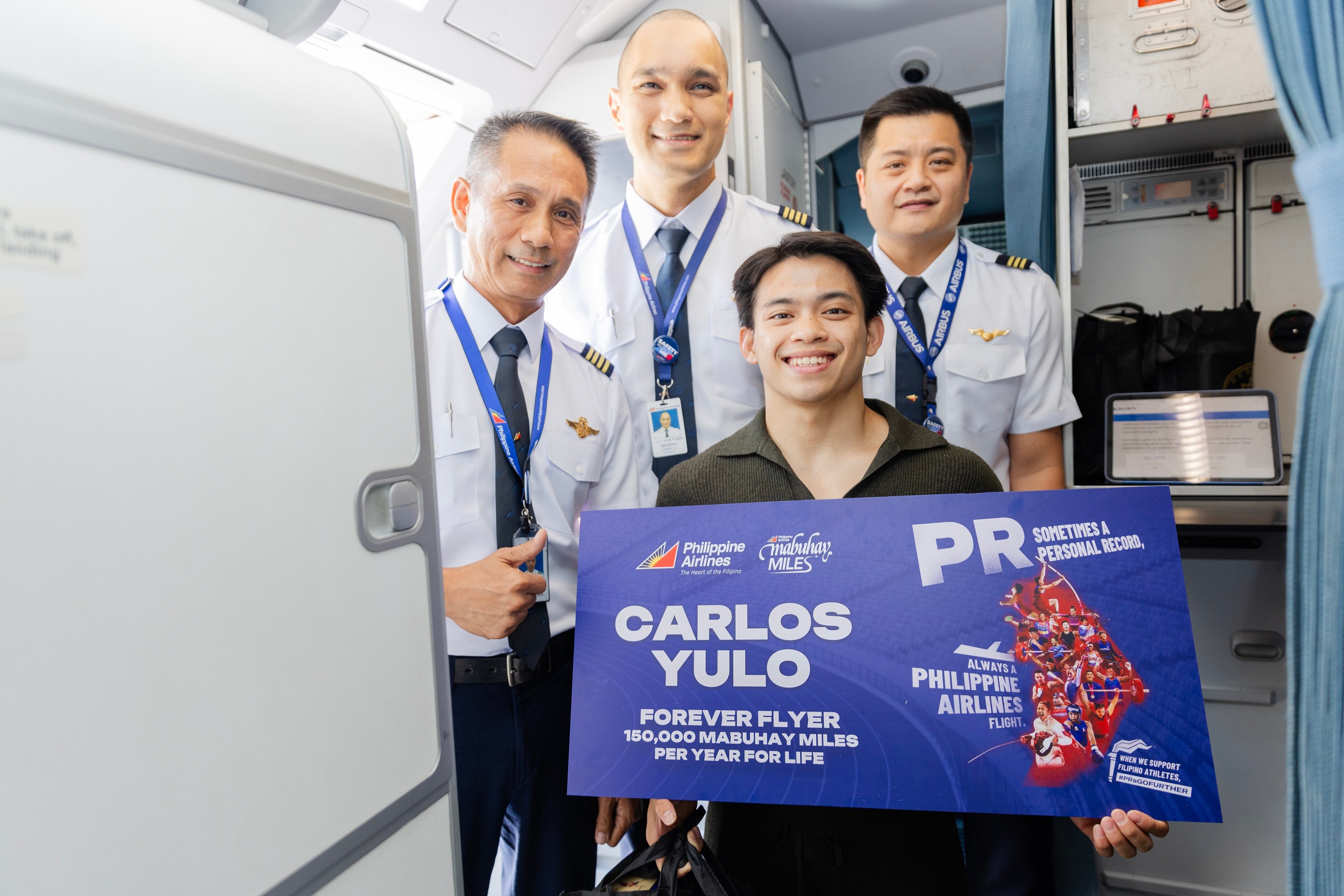 PAL pampers Yulo, Filipino Olympians